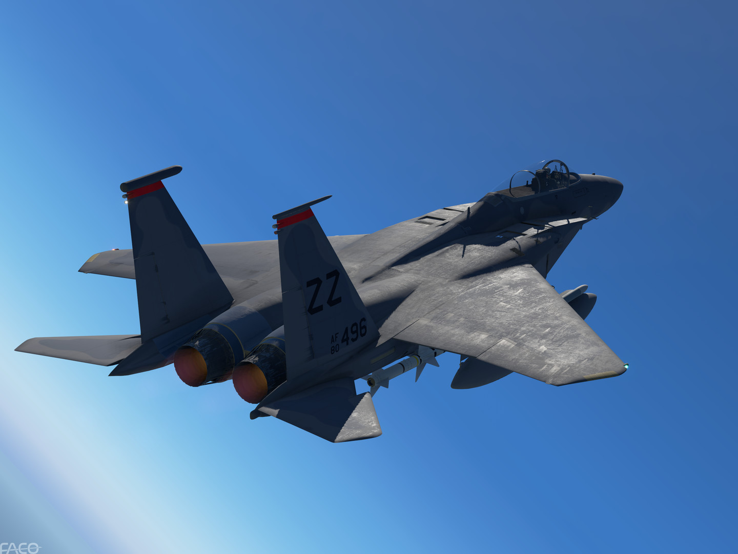 X-Plane 11 - Add-on: FACO Simulations - F-15C Eagle Featured Screenshot #1