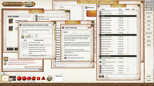 Fantasy Grounds - Pathfinder for Savage Worlds Core Rules