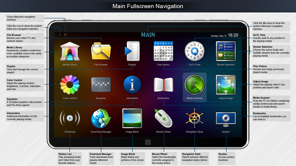 Zoom Player 16 : Steam Edition screenshot 1