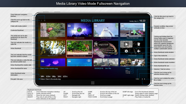Zoom Player 16 : Steam Edition screenshot 2