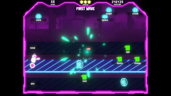 Tybot Invasion: The Typing Runner screenshot 1