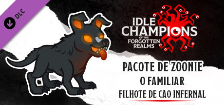 Pacote de Zoonie, o Familiar Filhote de Cão Infernal