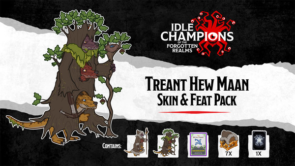 Idle Champions - Treant Maan Hew Maan Skin & Feat Pack
