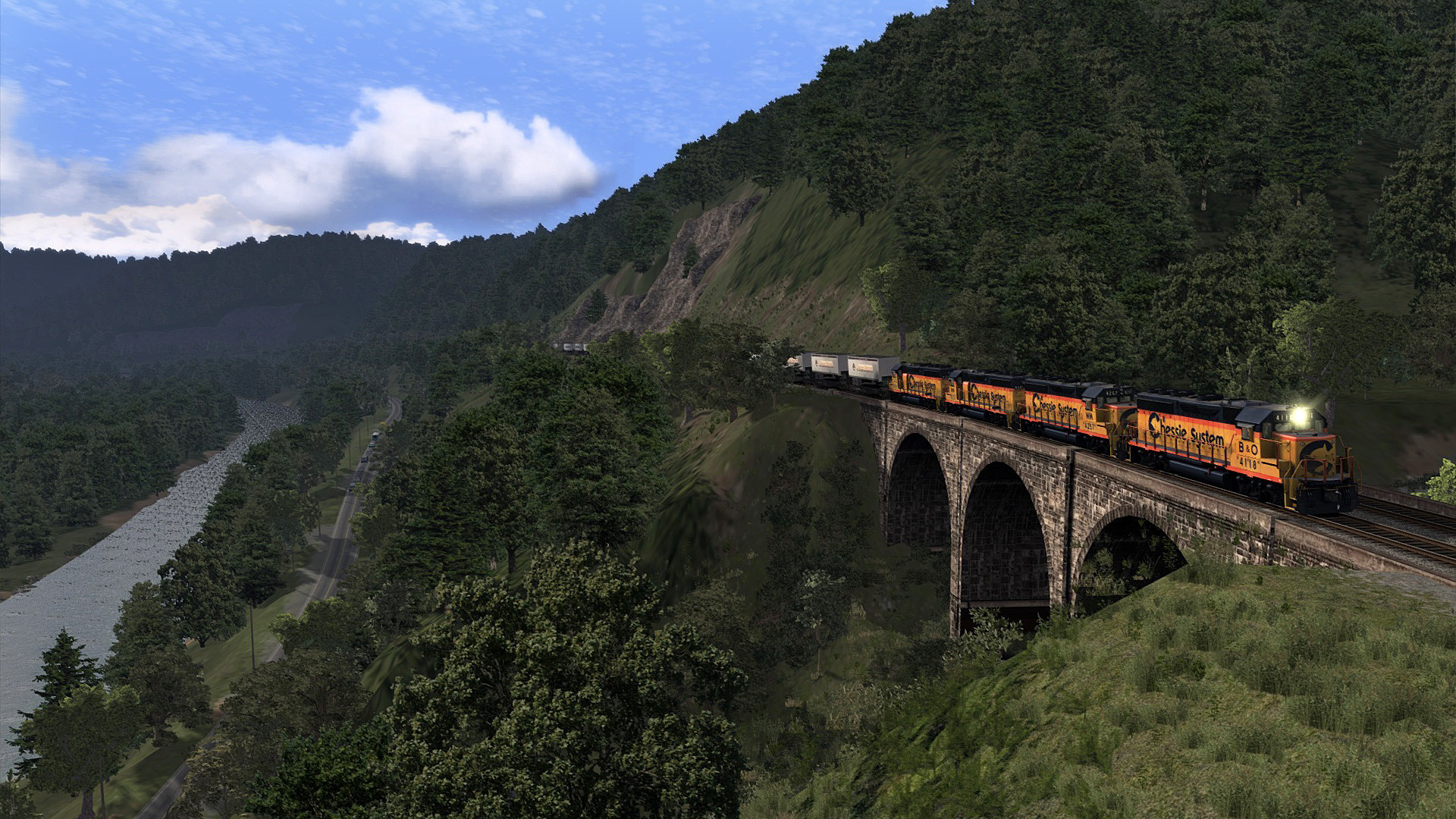 Train Simulator: B&O Mountain Subdivision: Cumberland - Grafton Route Add-On Featured Screenshot #1