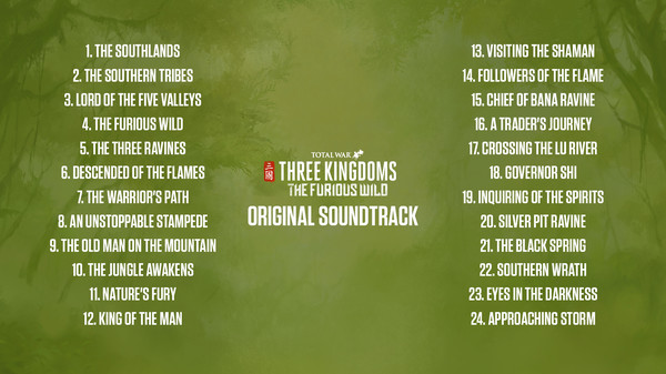 Total War: THREE KINGDOMS – The Furious Wild Original Soundtrack