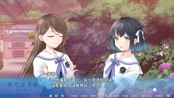 梅时露霁书~雨潺海汐间~-游戏截图