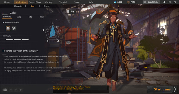 Eternal Return Summer Sale Characters X Skins Bundle
