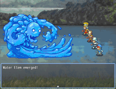 Screenshot z RPG Maker MV - Tyler Warren RPG Battlers - 16 Bit Battle Backgrounds