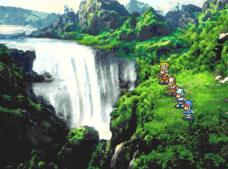 Screenshot z RPG Maker MV - Tyler Warren RPG Battlers - 16 Bit Battle Backgrounds