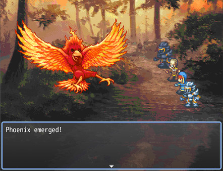 Screenshot z RPG Maker MV - Tyler Warren RPG Battlers - 16 Bit Battle Backgrounds