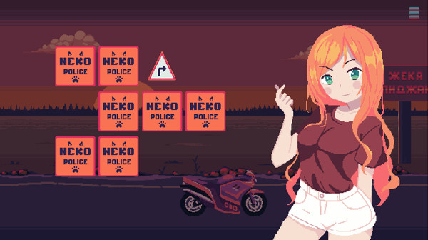 Screenshot z Anime Sunset Ride