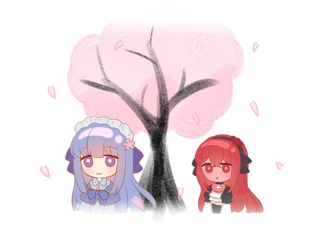 Flowering Across 樱下花期.