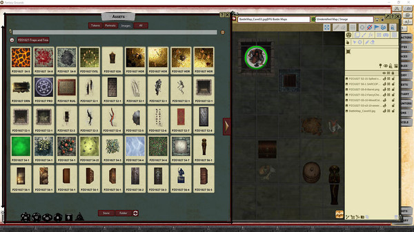 Fantasy Grounds - Pathfinder RPG - Traps and Treasure Pawns