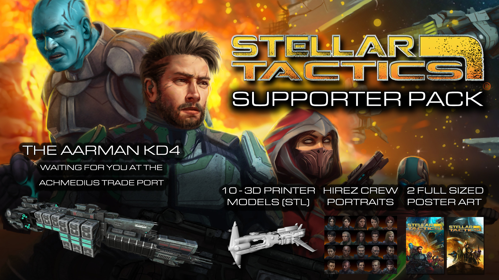 Stellar Tactics - Supporter Pack Featured Screenshot #1