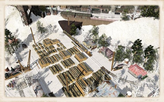 Screenshot z Trainz 2019 DLC - Cilie Oldphartz Railroad