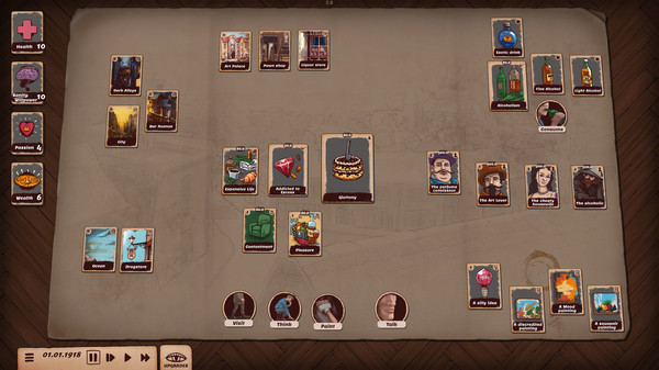 Screenshot z Artist Life Simulator