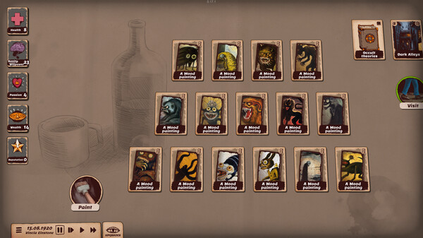 Screenshot z Artist Life Simulator