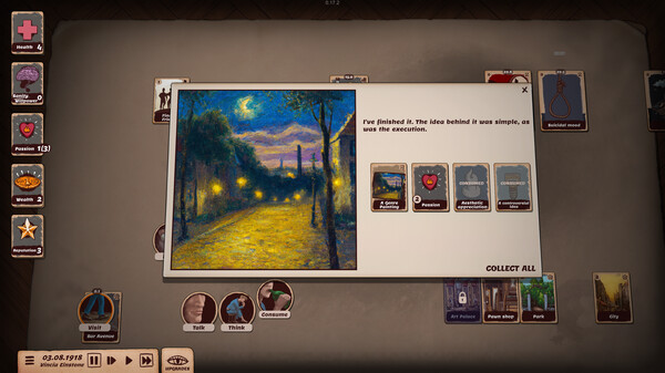 Screenshot z Artist Life Simulator