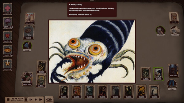 Screenshot z Artist Life Simulator