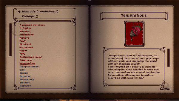 Screenshot z Artist Life Simulator