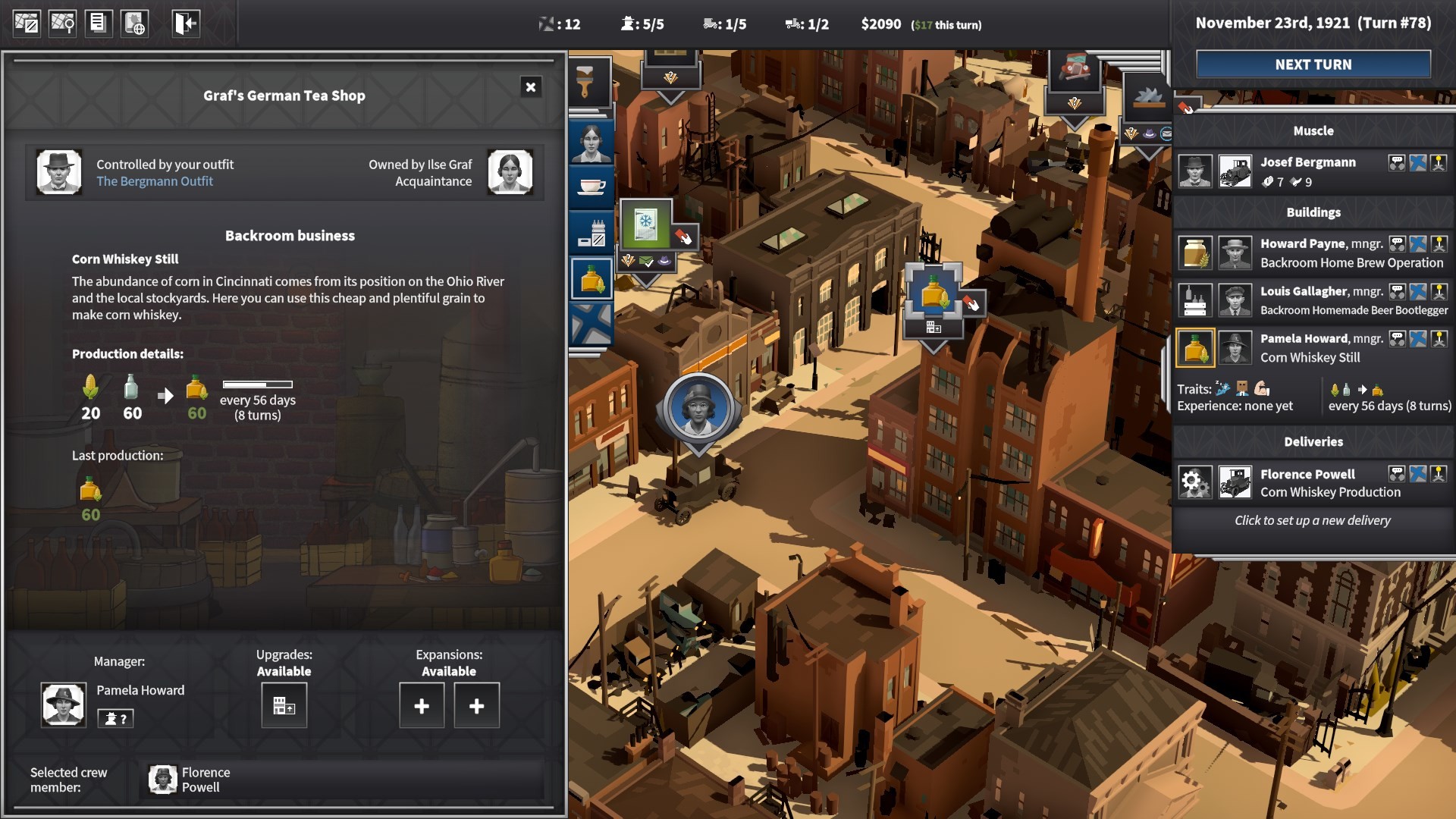 City of Gangsters: Bourbon Bootlegging Featured Screenshot #1