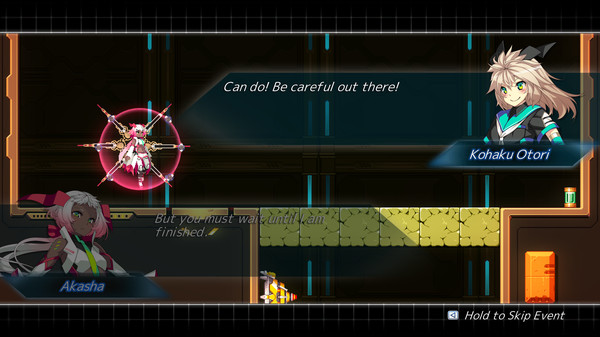 Screenshot z COGEN: Sword of Rewind - Additional Story ＆ Playable Character: Akasha ⁄ COGEN: 大鳥こはくと刻の剣 - 追加シナリオ＆プレイ可能キャラクター：アーカーシャ編