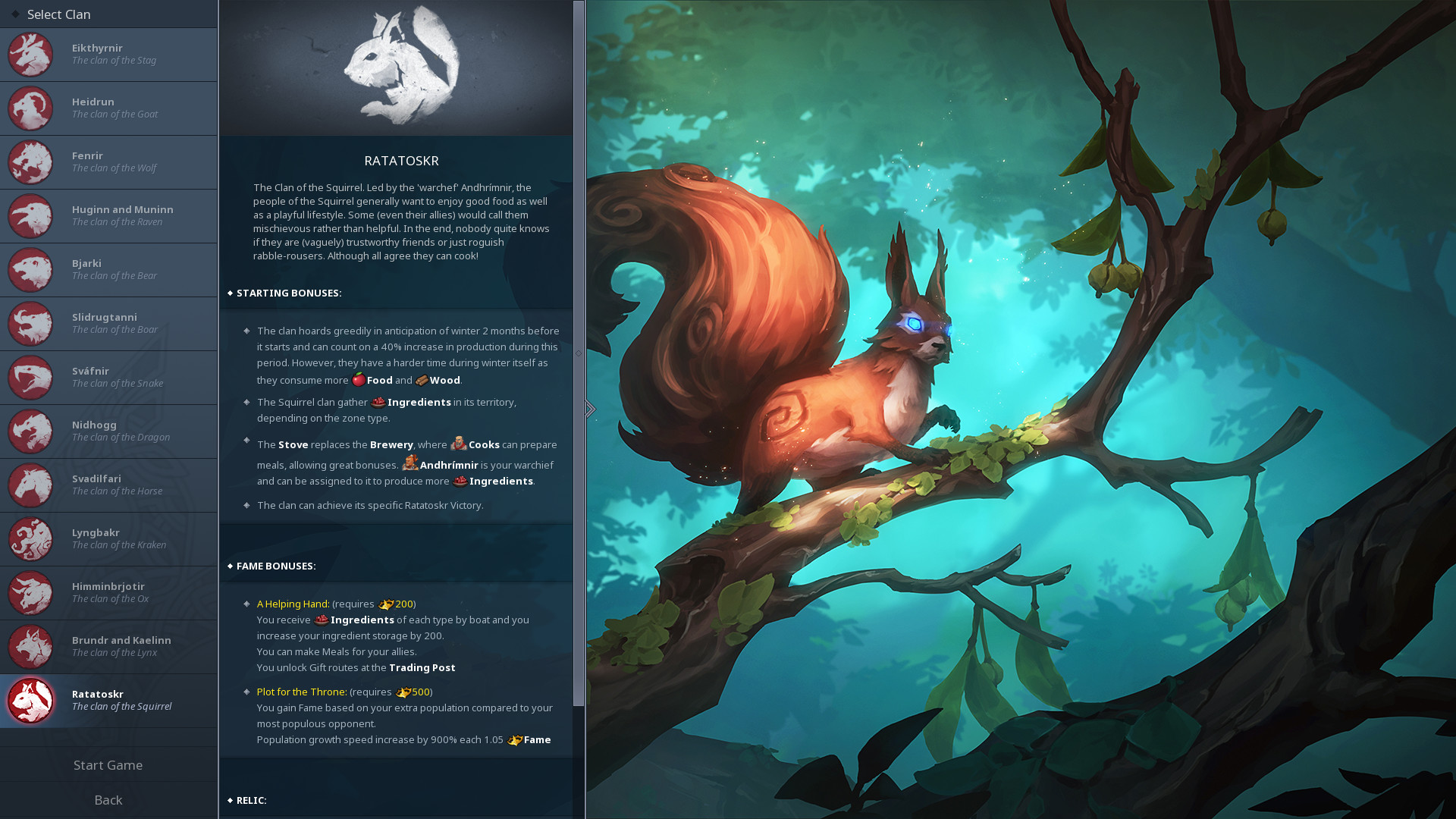 Northgard - Ratatoskr, Clan of the Squirrel Featured Screenshot #1