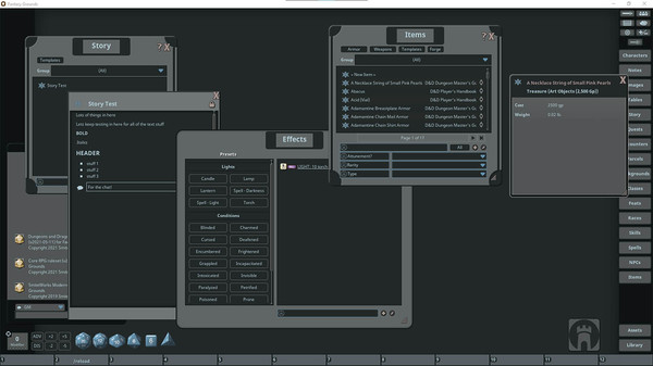 Fantasy Grounds - FG Theme - Modern Dark Theme
