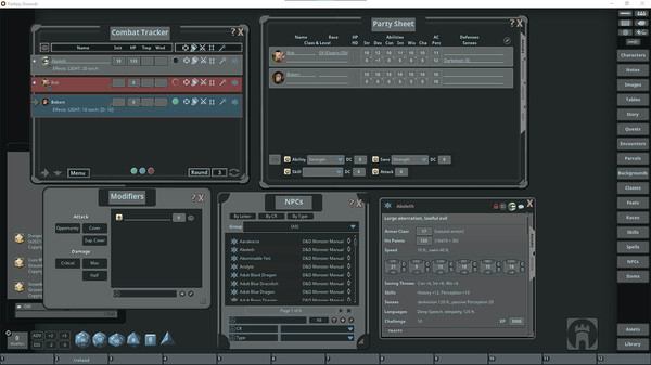 Fantasy Grounds - FG Theme - Modern Dark Theme