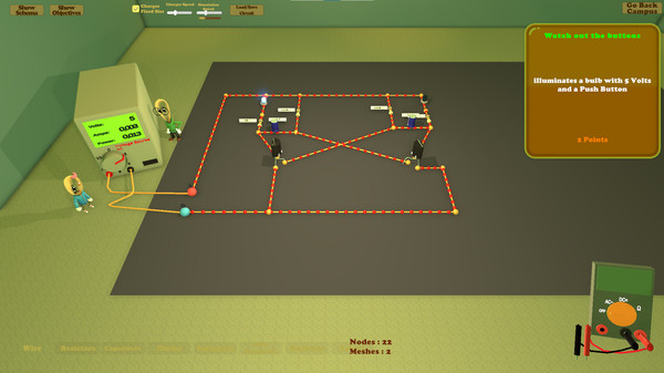 Screenshot of SurLeFil gameplay showing in-action mechanics