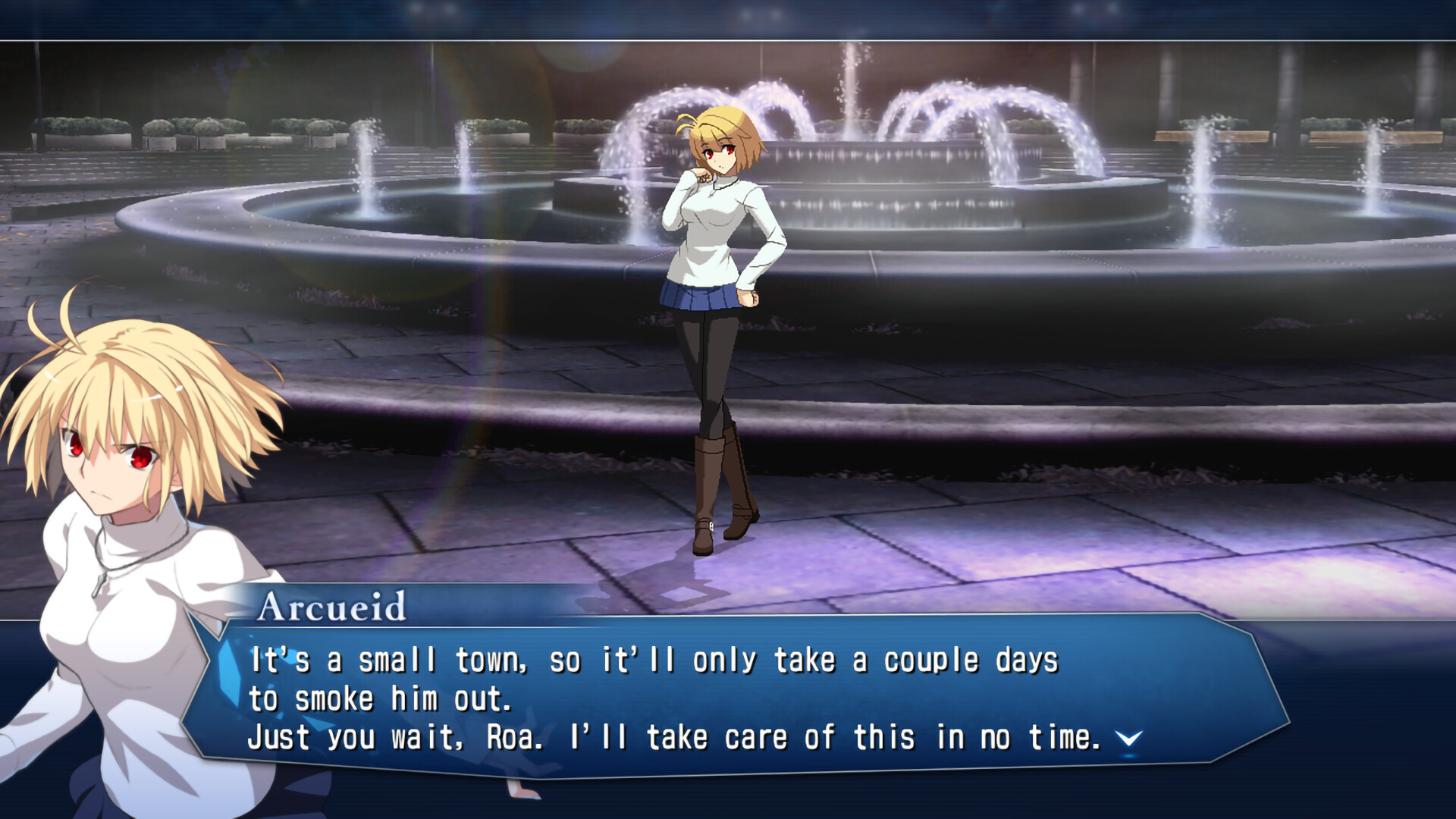 MELTY BLOOD: TYPE LUMINA - Arcueid Round Announcements Featured Screenshot #1