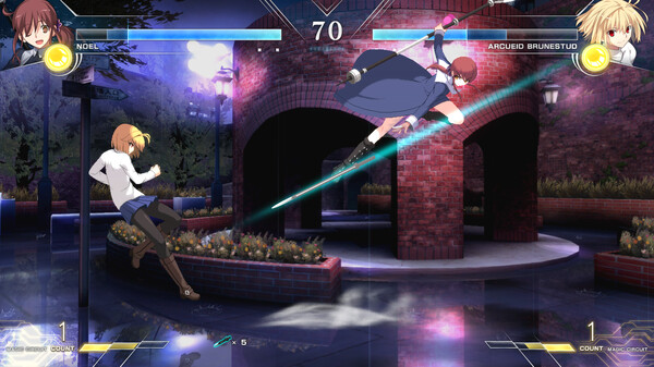 Screenshot z MELTY BLOOD: TYPE LUMINA - Noel Round Announcements