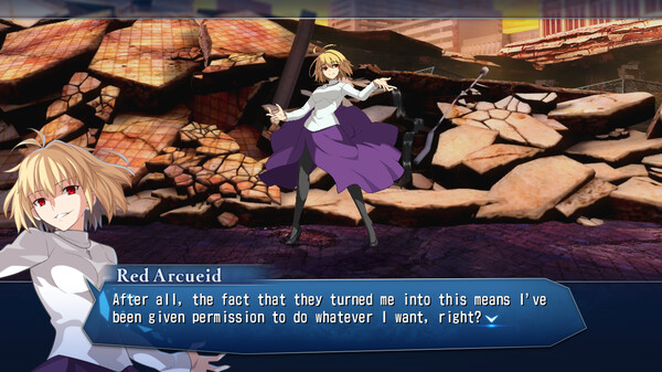 MELTY BLOOD: TYPE LUMINA - Red Arcueid Round Announcements