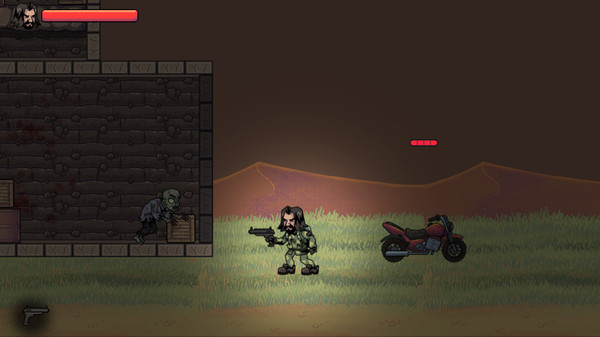 Screenshot z Zombies Desert and Guns