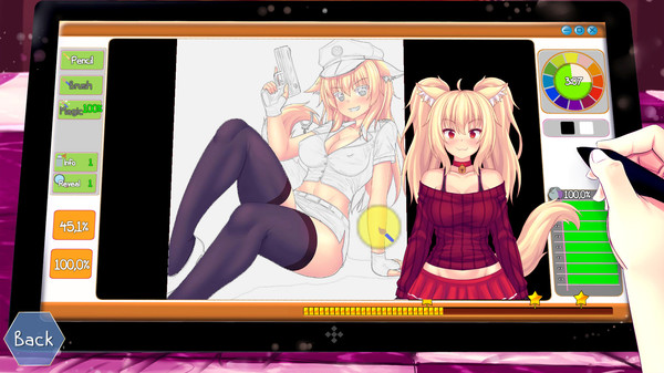 Screenshot z Anime Artist: Tiffy’s notty secret Screenshot z Anime Artist: Tiffy’s notty secret