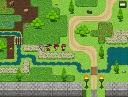 RPG Maker MV - Winding Road and Grassland Tileset