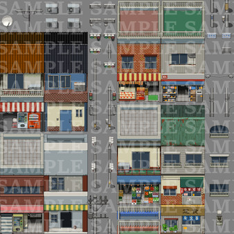 RPG Maker MV - DorapixelMapChips - Modern JP