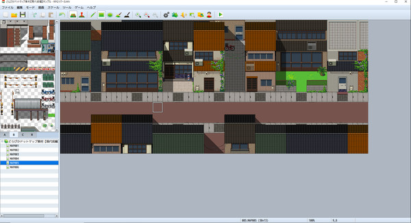 Screenshot z RPG Maker MV - DorapixelMapChips - Modern JP Screenshot z RPG Maker MV - DorapixelMapChips - Modern JP