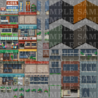 RPG Maker MV - DorapixelMapChips - Modern JP Custom