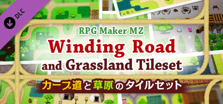 RPG Maker MZ - Winding Road and Grassland Tilesetの作品画像