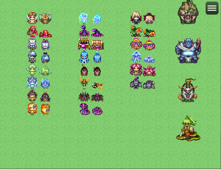 RPG Maker MZ - MV Enemies - character sprites