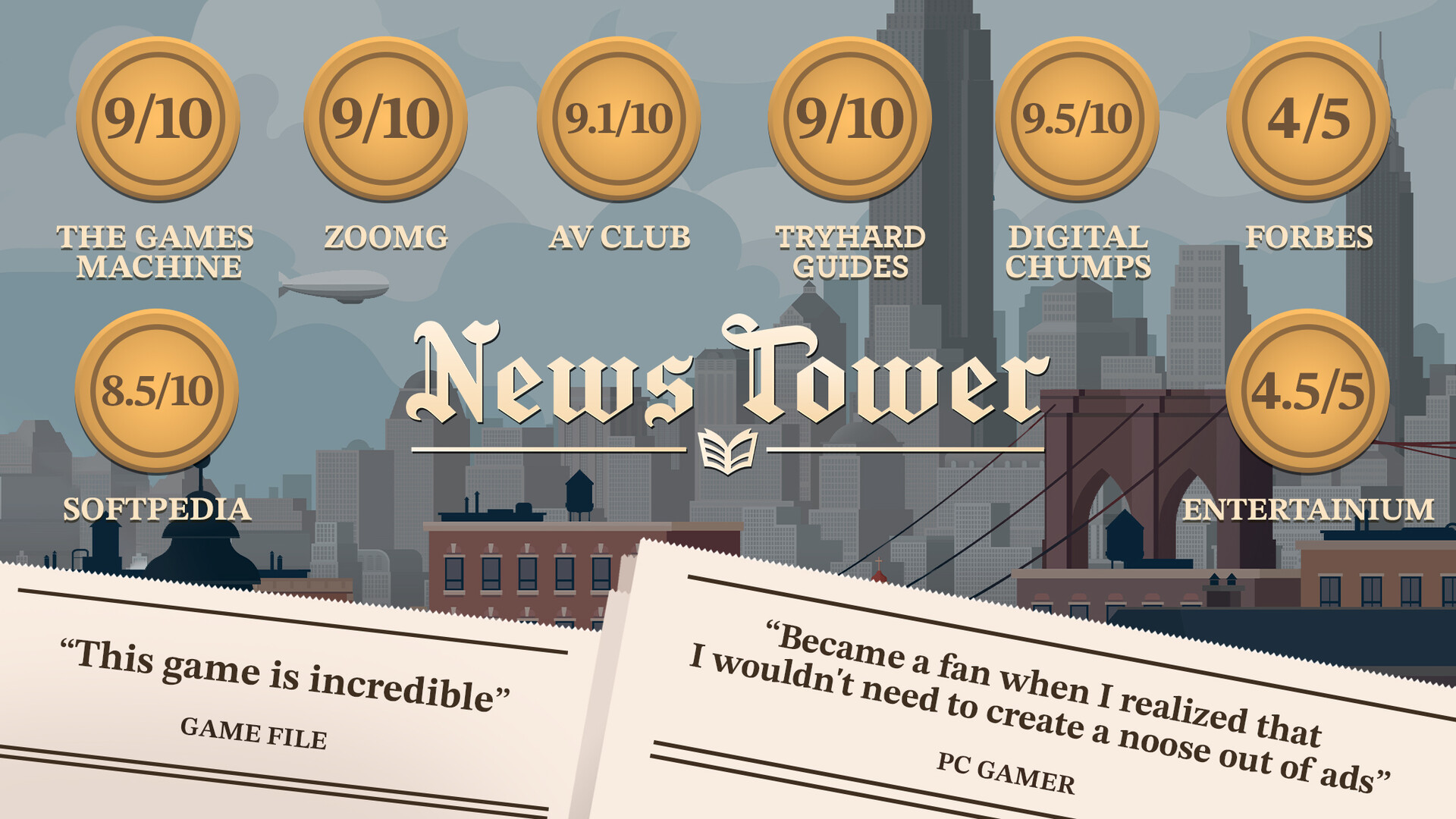 News Tower Featured Screenshot #1