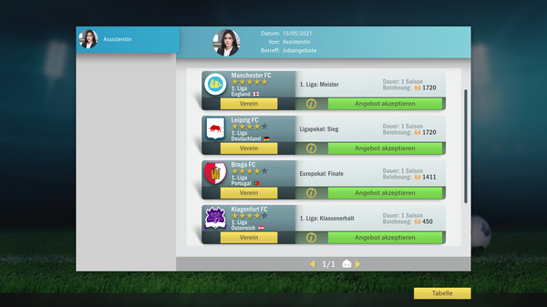 Football, Tactics & Glory: Manager's Journey Screenshot 2