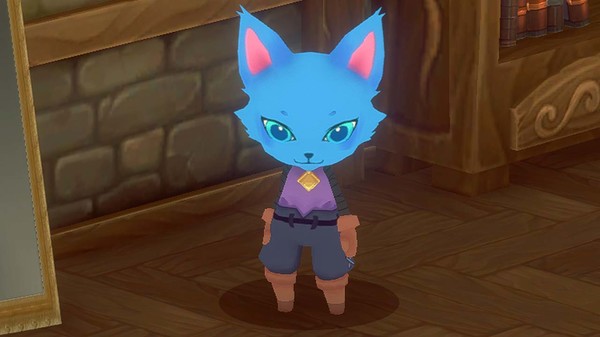 Screenshot z Kitaria Fables - Blue Cat Skin