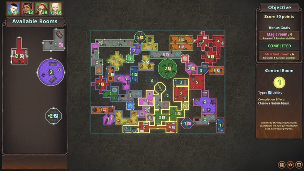 Screenshot z Chambers of Devious Design