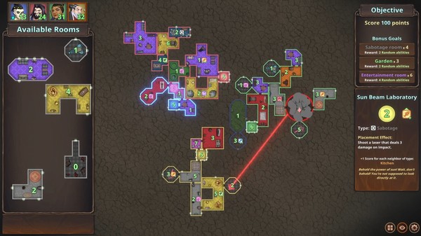 Screenshot z Chambers of Devious Design