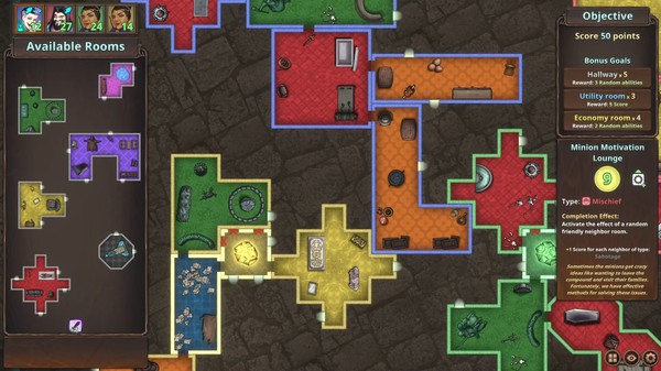 Screenshot z Chambers of Devious Design