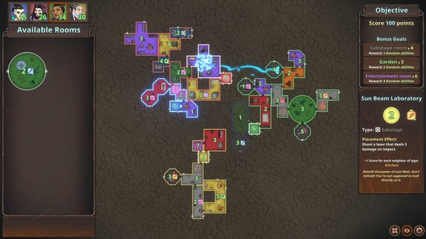 Screenshot z Chambers of Devious Design