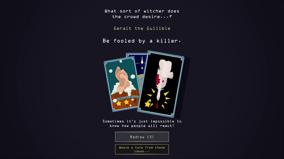 Reigns: The Witcher video 3