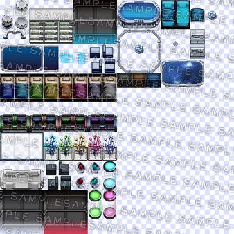 RPG Maker MZ - Krachware Cyberpunk Tileset Pack